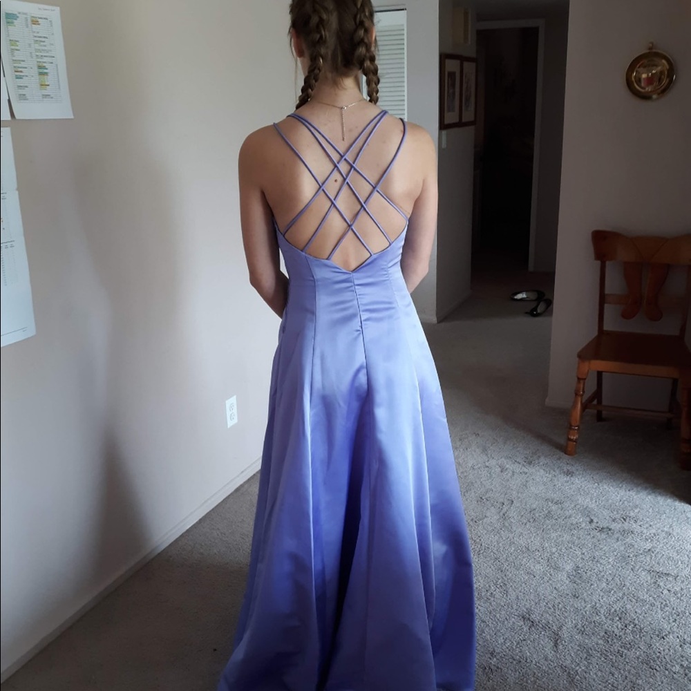 Lavender silk prom dress never worn